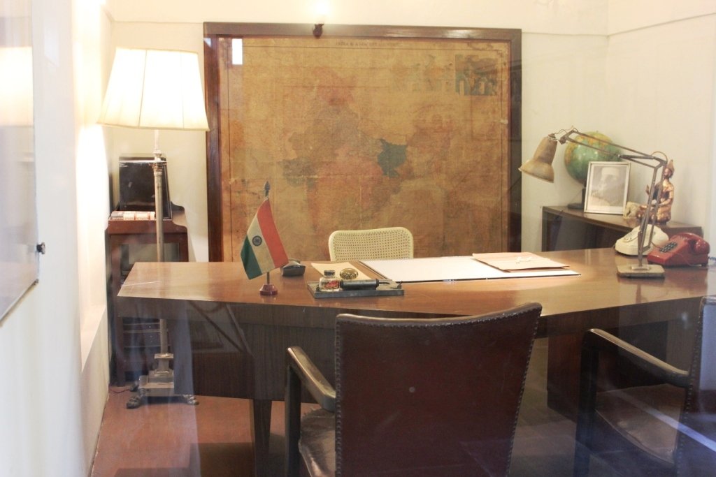 Office room interior from Lal Bahadur Shastri residence